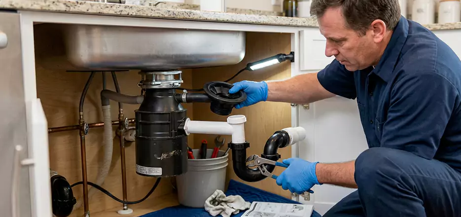 Garbage Disposal Splash Guard and Trap Installation in Imperial Beach